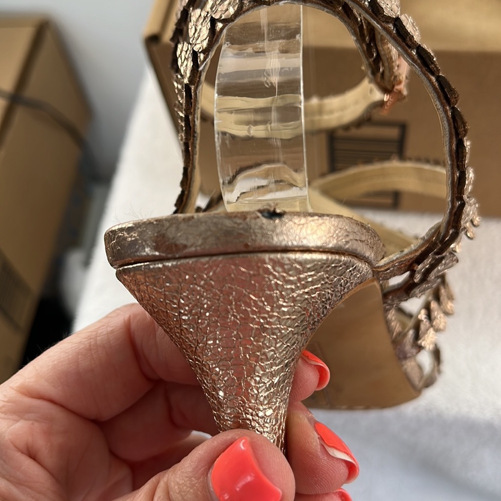 Vince Camuto Yuria Beaming Blush Heel Sandal Women’s Size 9.5